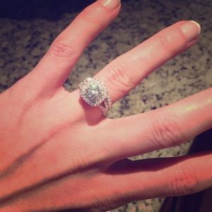 COPY - 💍 2 pcs 925 Silver Wedding Ring & Band